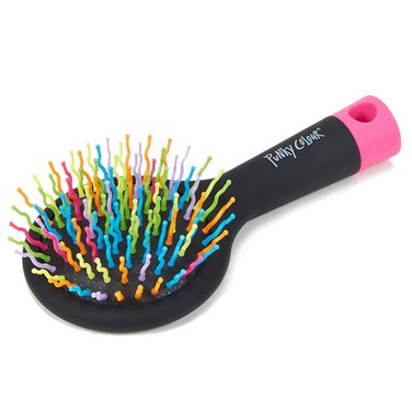 Punky Hair Brush and Hair Detangler with Mirror, Tackles Snarls, Knots, and Tangles without Pulling Or Painful Snagging