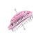 Chiara Ambra Detangling Hair Brush for Women, Men &amp; Children, Unique Spiral Hairbrush, Vented Hair Straightening Brushes for Straight, Curly &amp; Wet Hair - Does not Pull on Hair &ndash; Lilac