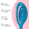 Ninabella Organic Detangling Hair Brush for Women, Men &amp; Children - Does not Pull on Hair - Hair Straightening Brushes for Straight, Curly &amp; Wet Hair - Unique Spiral Hairbrush