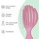 Ninabella Mini Detangling Hairbrush - Cute Colorful Octopus Detangle Brush - Wetbrush for Blow Dry or Brushing Wet Tangled Hair - Detangler Hair Brush - Small Hairbrushes - Rose
