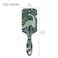Hair Brush paddle comb Dinosaurs And Tropical Leaves for Thick Hair &amp; Anti Static Detangling
