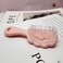 Mini Hair Brush,Small Cute Hair Comb 2 Piece Cloud shaped Hair Brushes Combs Set For Women Girls Kids Holiday Gifts,Travel Shower Detangling Comb Massage HairBrush for Dry,Wet Hair (Pink)