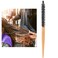 Small Round Brush - Small Volumizing Bangs Hair Brush Hairdressing Comb Hair Curler Brush Makeup Comb Teasing Brush for Men Women Blow Dry Hair (16MM 0.63INCH)