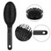 2 Pieces Loop Wig Brush Professional Hair Extension Brush Detangler Brush for Remy Human and Synthetic Hair Wig Brushes for Synthetic Hair(Red+Black)