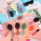 36 Packs Mini Detangling Brush Hair Brush Squirt Detangler Brushes Toddler Soft Bristle Brush Travel Hairbrush for Wet Dry Women Girl Thick Curly Hair (Elegant Colors)