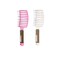 Curved Vented Styling Hair Brush, 2PCS Anti Frizz Hair Detangling Brush, Vent Hair Brush, Curved Anti Static Styling Tool for Wet Hair or Dry Hair(Random Color)
