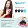 Hair Brush, BESTOOL Small Travel Hair Brushes for Women, Men or Kids, Wooden Toddler Boar Bristle Hair Brush for Detangling, Defrizz, Distribute Oil (Pink)