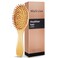 Bamboo Hair Brush,Natural Bamboo Paddle Detangling Hair Brush,Massaging Scalp,Great on All Hair for Women Men and Kids,With Ergonomic Handle Bamboo Brush for Hair Growth. (A-Yellow)