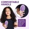 2 Pack Detangler Hair Brush and Mini Hair Brush, Dry and Wet Hair Brush for Women Men Girls, Detangling Hairbrush for Wet/Dry/Curly/Thick/Long/Wavy/Damaged Hair, Purple