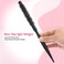 Sliverdew Small Round Hair Brush, 1/2 Inch Mini Quiff Roller Brush with Wooden Handle and Nylon Bristles, Portable Curling Brush for Short Hair, Thin Hair, Travel, Salon-like Styling Results