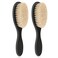Slick Back Hair Brush, 2 Pack Soft Bristle Smoothing Hair Brushes for Women Curly Hair Detangling,Restores Shine, Horse Bristle Barber Fade Brush Beard Brush for Men, Professional Barber Accessories