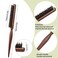 Sliverdew Boar &amp; Nylon Bristle Teasing Brush, Hair Sectioning Comb with Rat Tail Handle Pick, Smoothing Brush for Edge Control, Backcombing, Smoothing, and Styling Thin &amp; Fine Hair to Create Volume