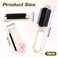 Folding Travel Hair Brush with Removable Mirror, Collapsible Compact Design, Massage Comb for Gym, Trips, Purse, Swimming (Cream Colour)