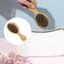 Mini Hair Brush, Portable Bamboo Hair Brush Small Travel Comb Paddle Detangling Hairbrush Scalp Massager Anti-Static Pocket Size Comb Air Cushion Hair Brush for Women Thick Thin Curly Wet Hair