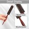 Small Round Brush for Short Hair, Mini Natural Soft Boar Bristle Hair Brush Styling Brush Portable Travel Size Circular Hairbrush for Women and Men Smoothing, Detangling, Adding Hair Volume and Shine