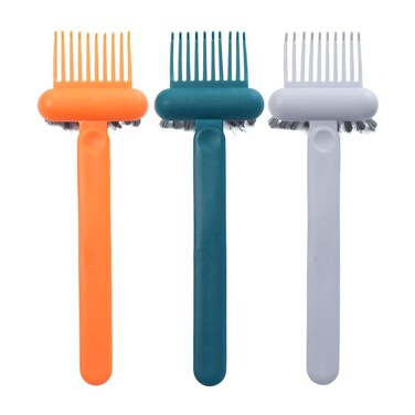 Leadigol 3PCS Comb Cleaning Brush,2 In 1 Comb Cleaner Hair Brush Cleaner Air Cushion Hair Comb Mini Hair Brush Remover