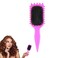 Curl Defining Brush - NEW Brush for Combing, Shaping Men's and Women's Hair - Reduce Pulling and Separation for Defined Curls (T1-Pink)