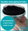 T is for Tame &ndash; Detangling Brush for Toddlers &amp; Kids, Mini Detangler Brush Tames Knots W/Out Tears or Tantrums, Perfect Size &amp; Shape for Kids Hands, Developed by Mom of Twins (1 Single Brush)