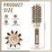 Round hair brush Ceramic ion hair brush Professional salon and home hair blow styling Lightweight round hair brush, non-electric(32mm)