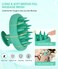 Silicone Scalp Massager Shampoo Brush, Hair Scalp Massager Shower Hair Brush for Dandruff Removal, Wet Dry Scalp Brush Stress Relax, Hair Growth Growth Scalp Care