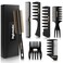 Men's Hair Styling Combs and Brush Set - Roller Brush for Adding Volume, Pompadour, Slicked-back, Fauxhawk, Undercut Styling Combs