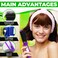 4 Pcs Travel Hair Brush - 4.25x1.49" Folding Hair Brush with Mirror and Flexible Nylon Bristles, Lightweight Travel Comb for Women - 4 Colors Pack, Foldable Hairbrush for Styling on the Go