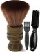 Barber Neck Duster Brush - Borogo Professional Barber Hair Cutting Cleaning Hairbrush Styling Tool (Neck brush+Black brush)