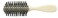 Medline Polyethylene Adult Hair Brush with Nylon Bristles, 7.5", Pack of 12