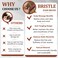 2 Pcs Boar Bristle Brushes for Men and Women - Smoothing and Teasing for Sleek Hair, Slick Back Hairstyles, and Enhanced Beard Shine