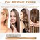 Portable Mini Pin Bamboo Hair Brush with Steel Bristles Detangling Brush Wig Hair Brush Small Wire Cushion Brush with Wood Handle Travel Natural Wood Comb with Metal Bristles for Women