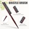 Teasing Brush for Fine Hair, Boar Bristle Teasing Brush Hair Teasing Comb with Rat Tail Handle Wood Handle Slick Back Comb Nylon Bristle Styling Brush for Women Rat Tail Handle Comb(1PCS)