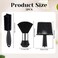 3 Pcs Neck Duster Barber Brush Set, Professional Hair Cutting Brush Soft Barber Trimmer Clipper Cleaner Hairbrush Professional Duster for Brushing off Loose Hair Around Ears and Neckline
