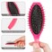 2 Pack Wig Brush, Wig Brushes for Synthetic Hair, Portable Wigs and Human Hair Stainless Steel Wig Wire Detangling Brushes Wig Brush Comb Professional Synthetic Hair Brush Extension Brushes for Women