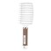 Bsisme Hair Brush, Vented Curved Styling Brush for Faster Blow Drying, Professional Detangling Brush for Women and Men, White
