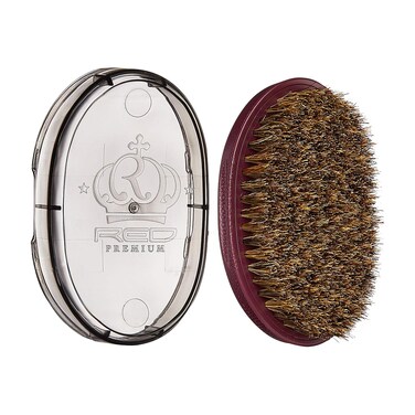 Red by Kiss Premium Pocket Wave Bow Wow Curved Palm Brush Soft Bristles