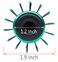 PERFEHAIR Round Hair Brush Blow Drying Curling HairBrush with Nylon Bristles