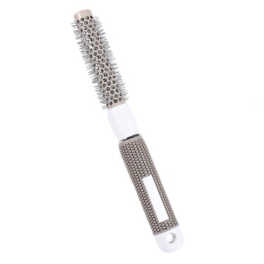 Round Hair Brush,Round Brush for Blow Drying,High Temperature Ceramic Iron Round Comb,with Nylon Comb Teeth (19#)