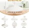 Silicone Scalp Massager Shampoo Brush, Scalp Brush for Hair Growth &amp; Dandruff Removal, Hair Scrubber Scalp Stimulator Exfoliator Brush with Soft Bristles for Wet Dry Scalp Care (White)