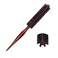 2 Pcs Boar Bristle Round Brush for Hair Blowing, 9.3 x 1in Styling Hair Brush with Rat Tail Wooden Handle, Soft Boar Bristle Hairbrush Hairdressing Comb for Women Men Long Short Thick Thin Hair