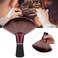 Fan Shape Hairdresser Brush, Large Neck Duster Brush Hair Cutting Broken Hair Sweep Brush Soft Hairdressing Salon Accessory Barber Brush Hair Clippings Remove Brush Flat Base(Shredded hair brush)