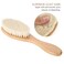 Hair Cleaning Brush, Shine and Texture, Hair Brush for Women Men, Soft Brush with Wood Handle for Thin and Fine Hair, Improve Growth