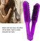 Double Sided Hair Straightening Brush, V-Shape Bristle Detangler for Reducing Split Ends and Styling