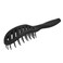 Curved Vented Brush, Professional Curved Vent Styling Hair Brushes Fast Drying Hair Detangling Massage Brush, Detangling Brush for Men and Women (Black)