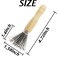 TIHOOD 6PCS Hair Brush Cleaner Tools with Metal Wire Rake - Mini Dirt Remover Combs for Brushes with Wooden Handle for Home and Salon Use