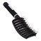 Hairbrush Hair Scalp Massage Comb Bristle &amp; Nylon for Detangling &amp; Straightening Hair, Brush Scalp Massager Hairdressing Styling Tools Salon Home Use (black)