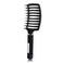 Hairbrush Hair Scalp Massage Comb Bristle &amp; Nylon for Detangling &amp; Straightening Hair, Brush Scalp Massager Hairdressing Styling Tools Salon Home Use (black)