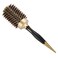 Ceramic Thermal Barrel Round Brush for Blow Drying, Round Brush, Portable Anti static Round Hair Comb Salon Styling Brush Gold &amp; Black (A1813-53)