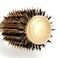 Ceramic Thermal Barrel Round Brush for Blow Drying, Round Brush, Portable Anti static Round Hair Comb Salon Styling Brush Gold &amp; Black (A1813-53)