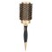 Ceramic Thermal Barrel Round Brush for Blow Drying, Round Brush, Portable Anti static Round Hair Comb Salon Styling Brush Gold &amp; Black (A1813-53)