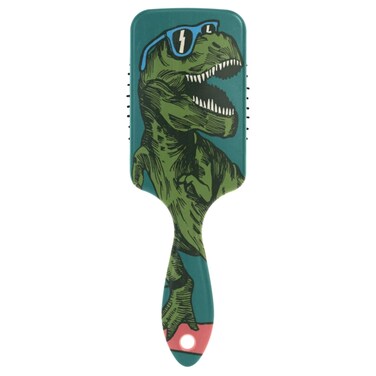 Dinosaur Hair Brush, Wet Dry Hair Brush Plastic Detangler Hair Brush for Kids Christmas Gift Women Men